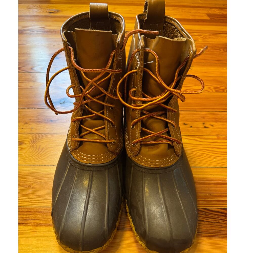 L.L. Bean 8" Duck Boots Light Brown